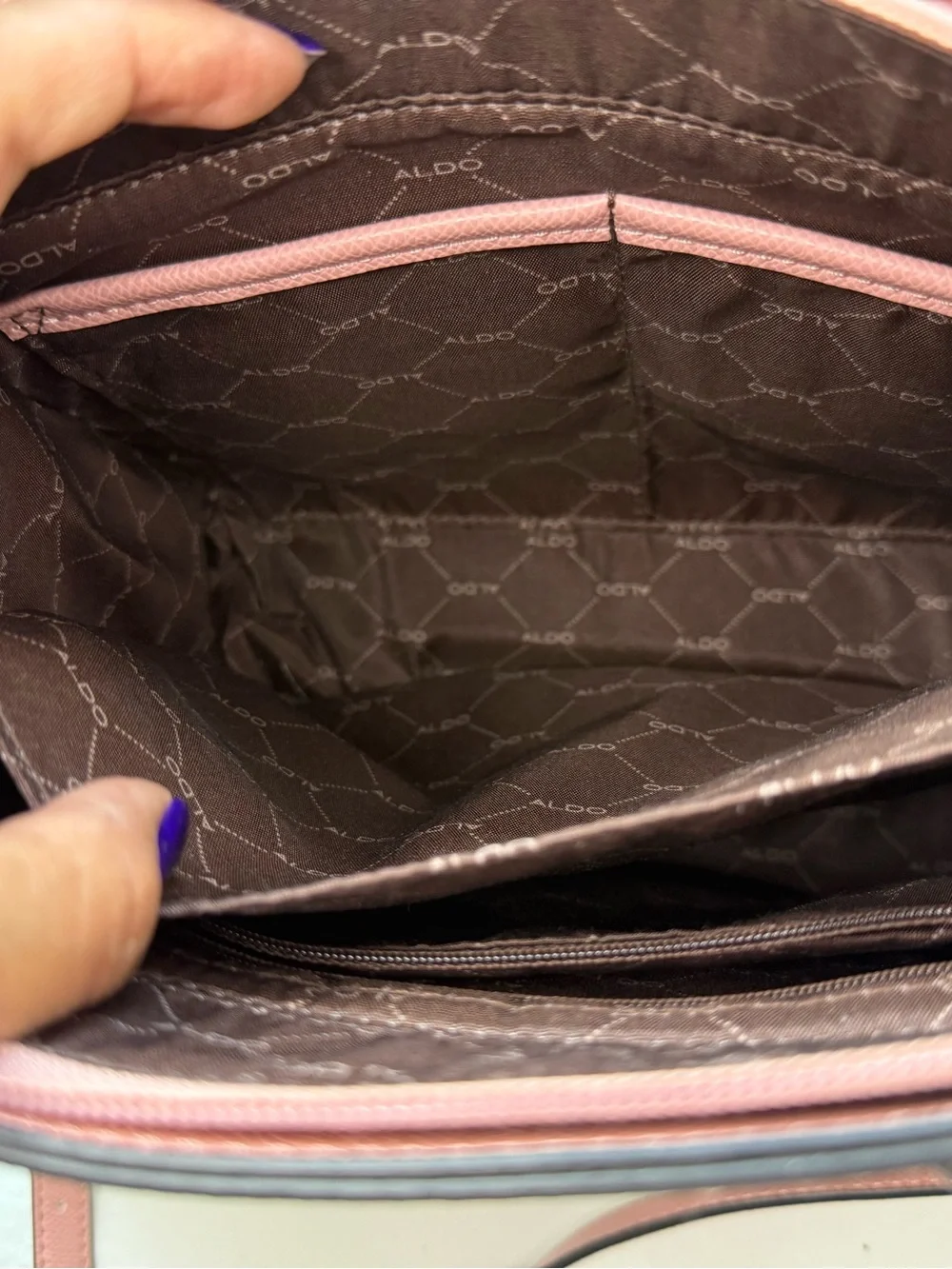 ALDO Pink Crossbody Satchel Bag